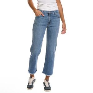 NWT HUDSON Noa High-rise Straight Cropped Jeans In Aimee Blue Size 26